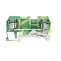 Złączka szynowa ochronna 4mm2 żółto-zielona 281-907