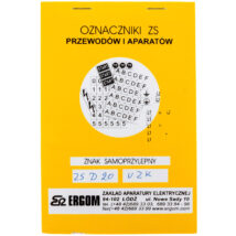 Znaki samoprzylepne ZS D20/UZK E04ZP-0203040420